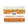 SOLNATURAL JABON EN PASTILLA  de canela y naranja 100gr.