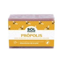 SOLNATURAL JABON EN PASTILLA de propolis 100gr.