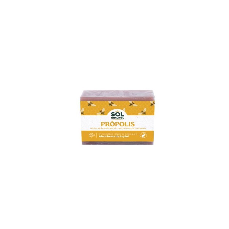 SOLNATURAL JABON EN PASTILLA de propolis 100gr.