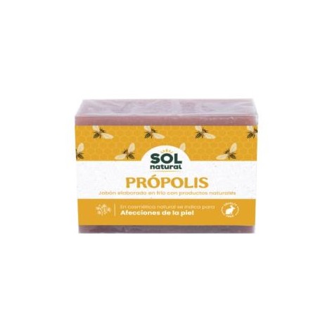 SOLNATURAL JABON EN PASTILLA de propolis 100gr.