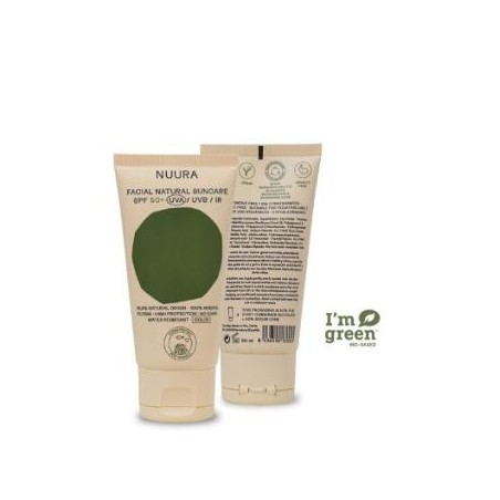 NUURA CREMA SOLAR FACIAL SPF50+ color 50ml. ECO