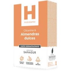 SANASUR JABON GLICERINA aceite de almendras 100gr.