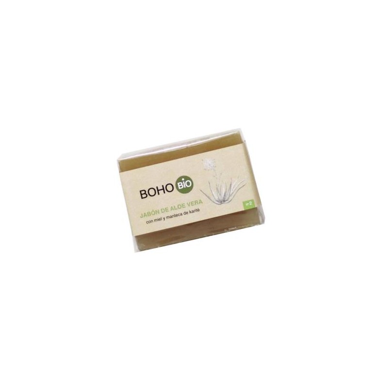 BOHO ALOE MIEL KARITE jabon pastilla 100g BIO