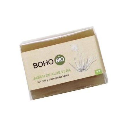 BOHO ALOE MIEL KARITE jabon pastilla 100g BIO