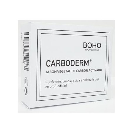 BOHO CARBODERM carbon activado jabon pastilla  100gr.