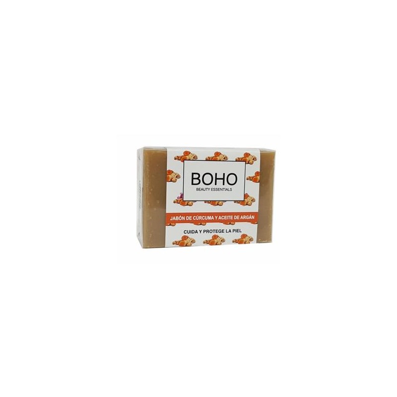 BOHO CURCUMA Y ARGAN jabon pastilla 100gr.