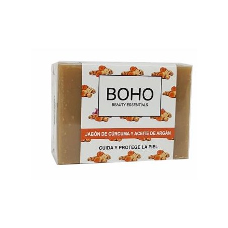 BOHO CURCUMA Y ARGAN jabon pastilla 100gr.