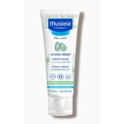 MUSTELA HYDRA crema facial bebe-niño 40ml.