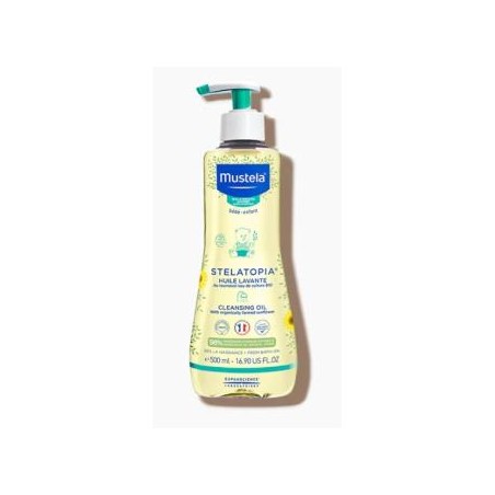 MUSTELA STELATOPIA aceite baño-ducha bebe-niño 500ml.