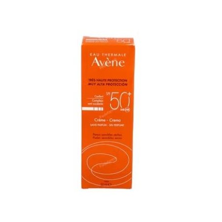 AVENE CREMA SOLAR SPF 50  sin perfume 50ml.