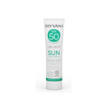 DHYVANA SOLAR SPF50 SUN con acido hialuronico 50ml. ECO