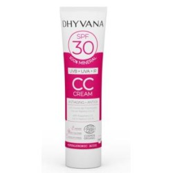 DHYVANA SOLAR SPF30 COLOR con acido hialuronico 50ml ECO