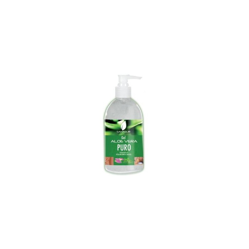 SANASUR GEL ALOE VERA con rosa mosqueta y mentol 500ml.