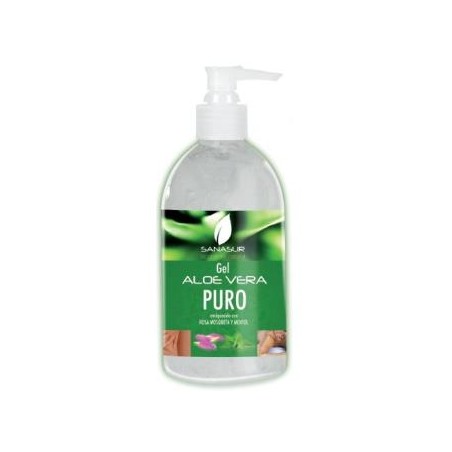 SANASUR GEL ALOE VERA con rosa mosqueta y mentol 500ml.
