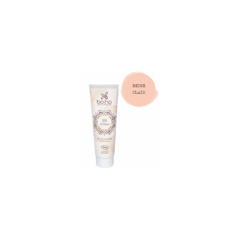 BOHO green make up BB CREAM 02 Beige Clair hidratante 30ml BIO VEGAN BOHO green make up BB CREAM 02 Beige Clair hidratante 30ml BIO VEGAN