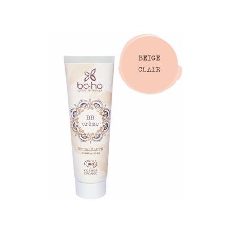 BOHO green make up BB CREAM 02  Beige Clair hidratante 30ml BIO VEGAN
