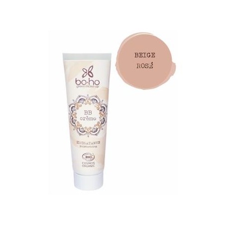BOHO green make up BB CREAM 03 Beige Rose hidratante 30ml. BIO VEGAN