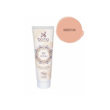 BOHO green make up BB CREAM 04 Medium hidratante 30ml. BIO VEGAN