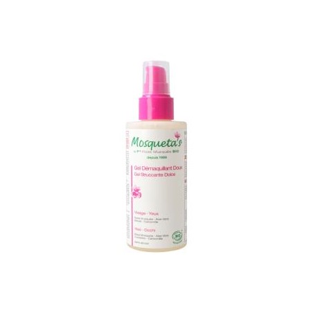 ROSA MOSQUETA gel limpiador cara-ojos 150ml. BIO