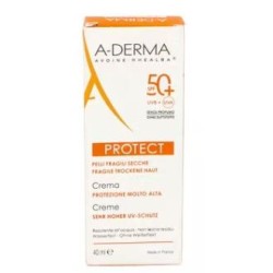 A-DERMA PROTEC crema sin perfume SPF50+  40ml.