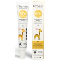 DHYVANA SOLAR SPF50+ infantil  sensible 50ml. ECO