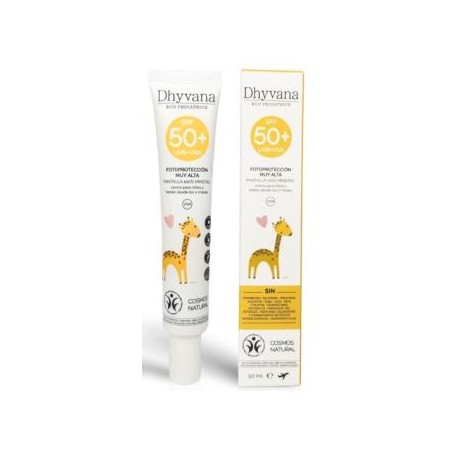 DHYVANA SOLAR SPF50+ infantil  sensible 50ml. ECO