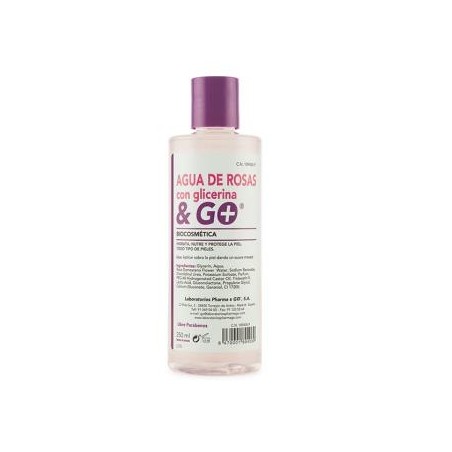 PHARMA  GO AGUA DE ROSAS + glicerina 250ml.