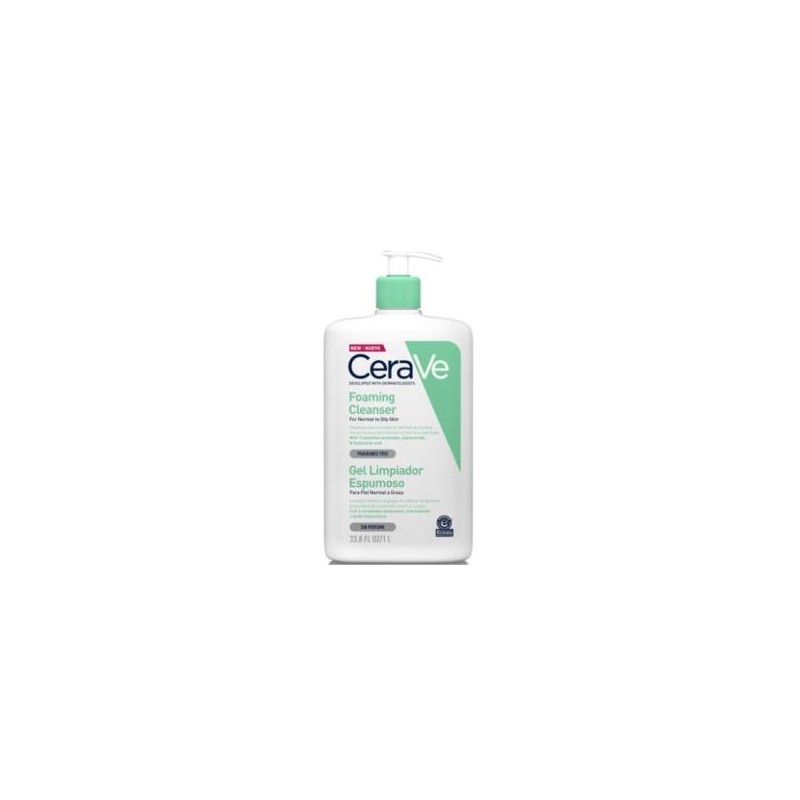 CERAVE CERAVE GEL LIMPIADOR ESPUMOSO 1l. CERAVE CERAVE GEL LIMPIADOR ESPUMOSO 1l.