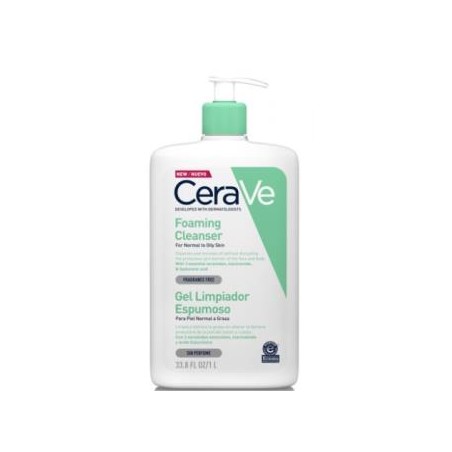 CERAVE CERAVE GEL LIMPIADOR ESPUMOSO 1l.
