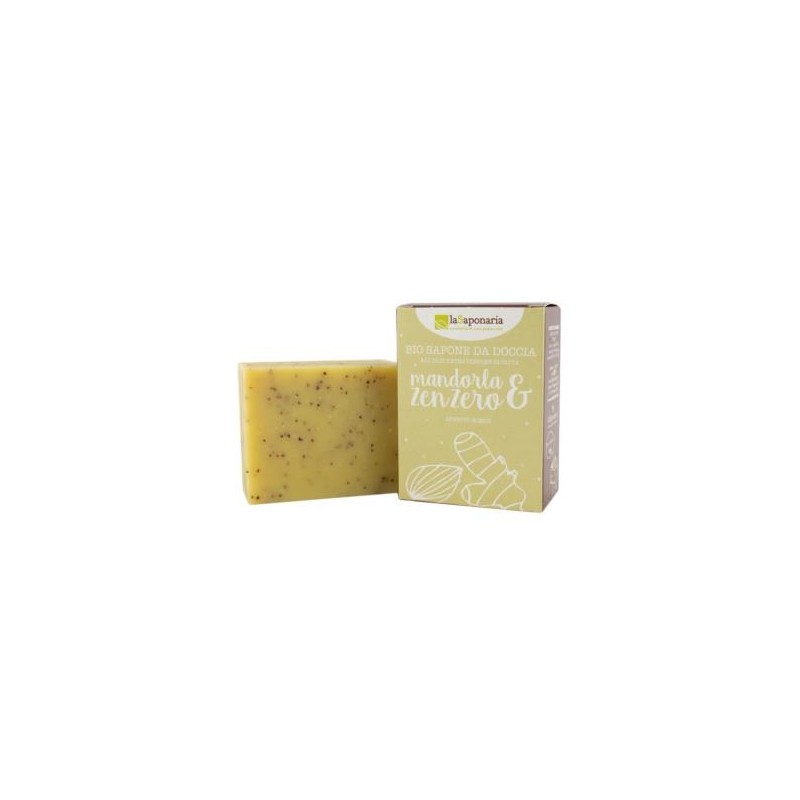 LA SAPONARIA JABON EN PASTILLA almendra y jengibre 100gr.