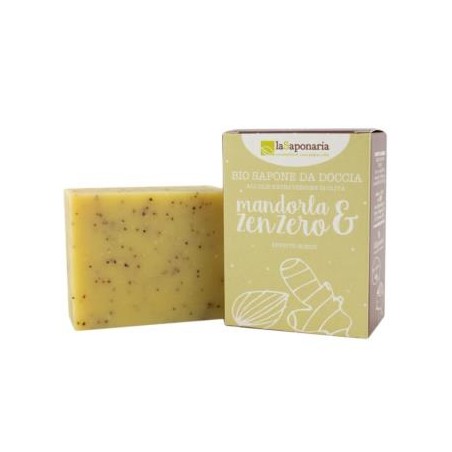 LA SAPONARIA JABON EN PASTILLA almendra y jengibre 100gr.