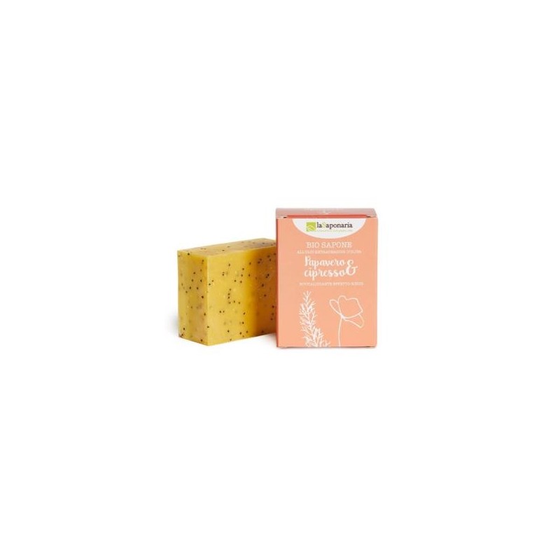LA SAPONARIA JABON EN PASTILLA amapola y cipres 100gr.