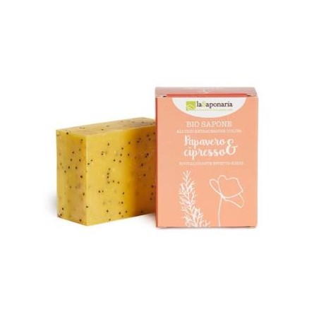 LA SAPONARIA JABON EN PASTILLA amapola y cipres 100gr.