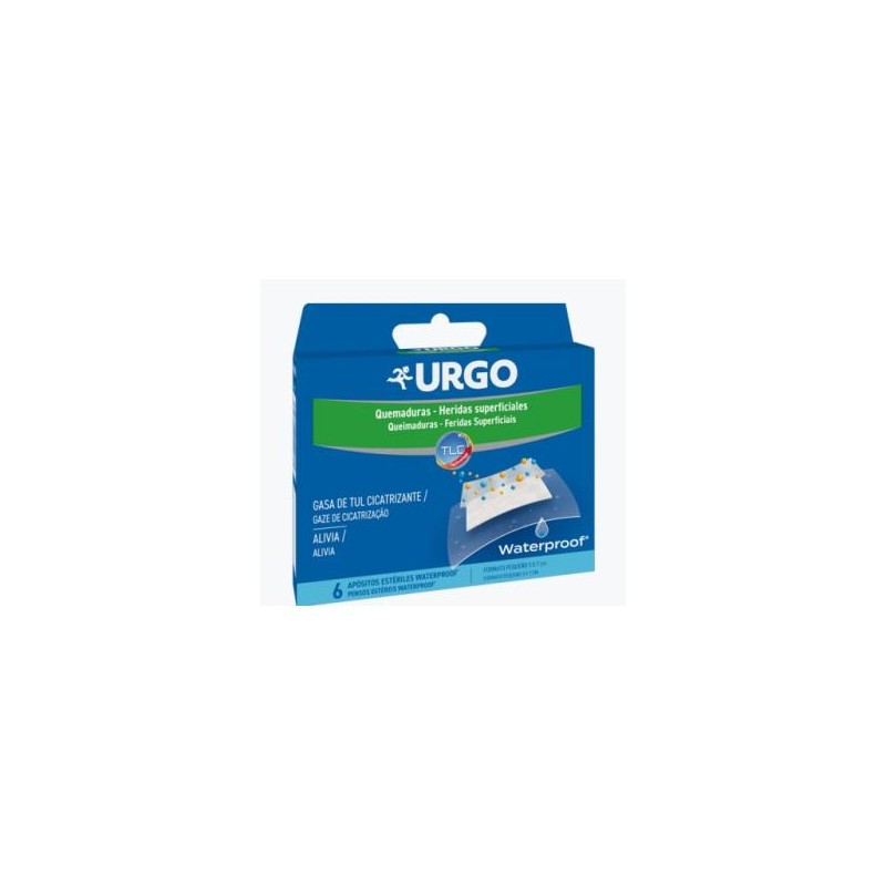URGO URGO QUEMADURAS WATERPROOF 5x7cm 6apositos URGO URGO QUEMADURAS WATERPROOF 5x7cm 6apositos