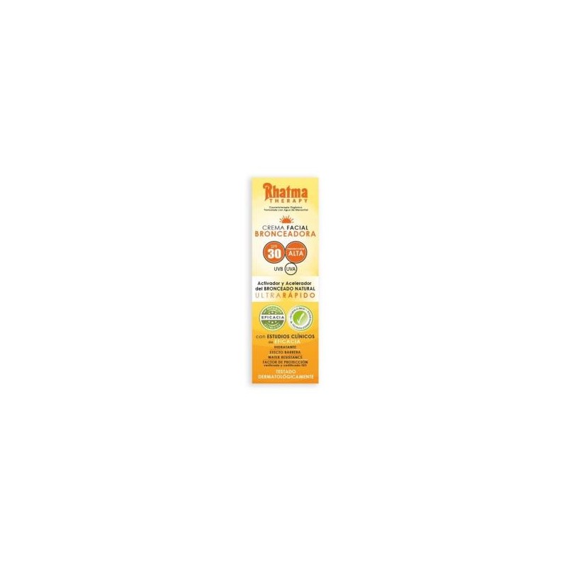 RHATMA CREMA FACIAL BRONCEADORA SPF30 60ml.