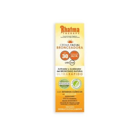 RHATMA CREMA FACIAL BRONCEADORA SPF30 60ml.