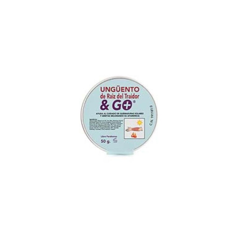 PHARMA GO UNGUENTO RAIZ DEL TRAIDOR quemaduras 50gr. PHARMA GO UNGUENTO RAIZ DEL TRAIDOR quemaduras 50gr.