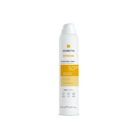 SESDERMA REPASKIN fotoprotector SPF50+ transparente 200ml.