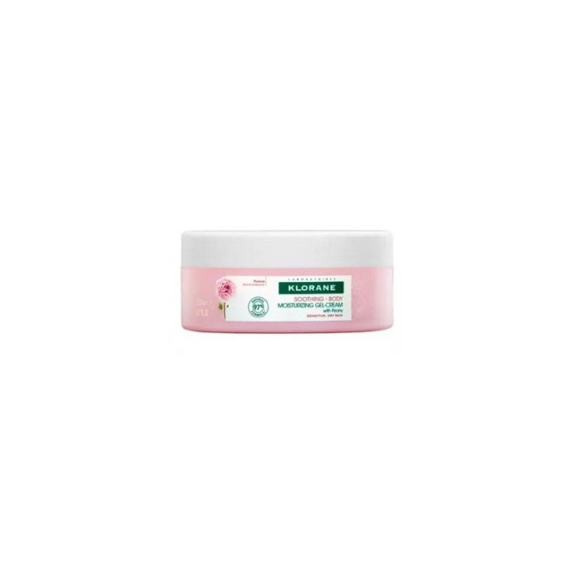 KLORANE GEL-CREMA HIDRATANTE a la peonia 200ml.