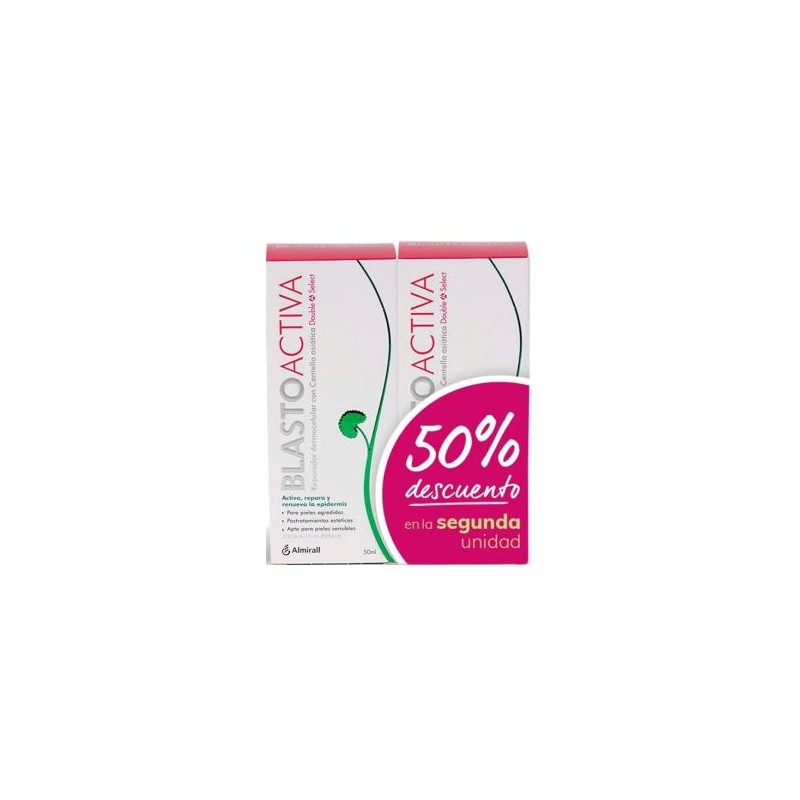 ALMIRALL DUPLO BLASTOACTIVA crema 2x50ml. ALMIRALL DUPLO BLASTOACTIVA crema 2x50ml.
