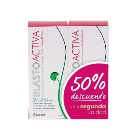 ALMIRALL DUPLO BLASTOACTIVA crema 2x50ml.