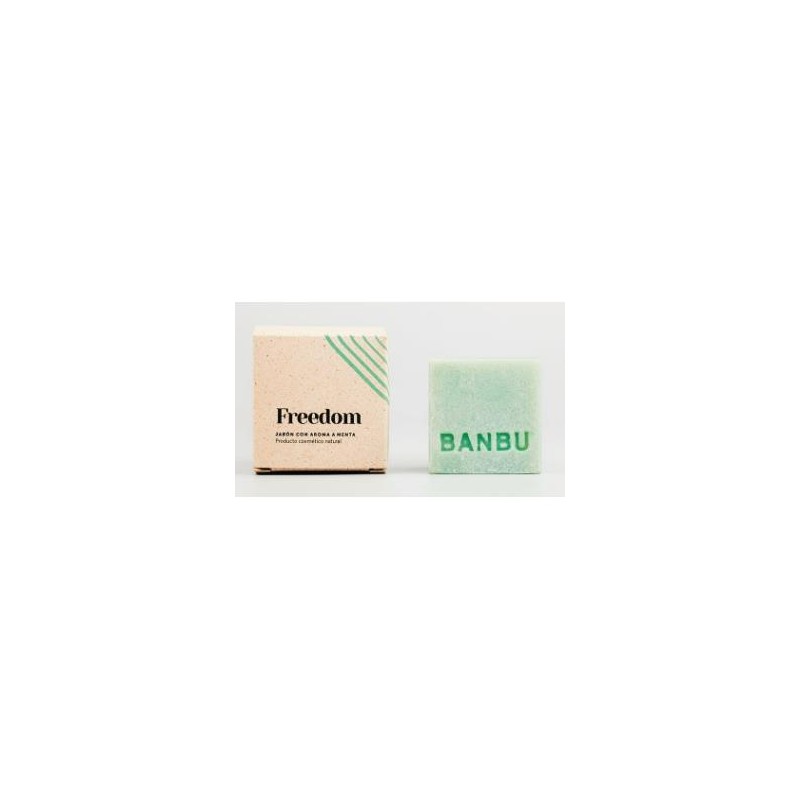 BANBU FREEDOM jabon corporal solido menta 100g ECO VEGAN BANBU FREEDOM jabon corporal solido menta 100g ECO VEGAN