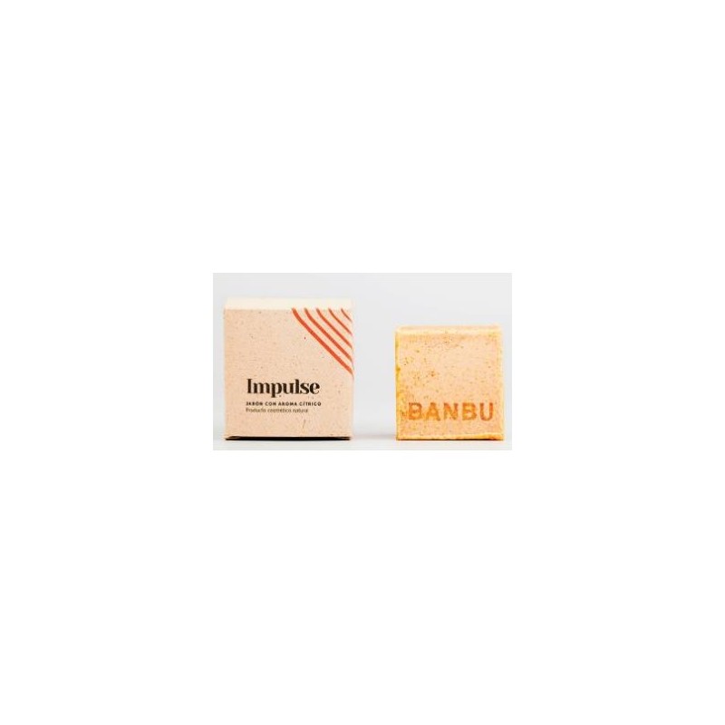 BANBU IMPULSE jabon corporal solido citrico 100gr. ECO