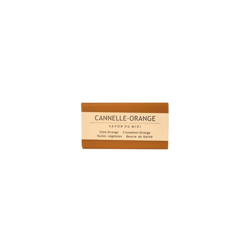 SAVON DU MIDI JABON EN PASTILLA de canela y naranja 100gr. BIO SAVON DU MIDI JABON EN PASTILLA de canela y naranja 100gr. BIO