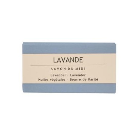 SAVON DU MIDI JABON EN PASTILLA de lavanda 100gr. BIO