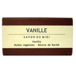 SAVON DU MIDI JABON EN PASTILLA de vainilla 100gr. BIO