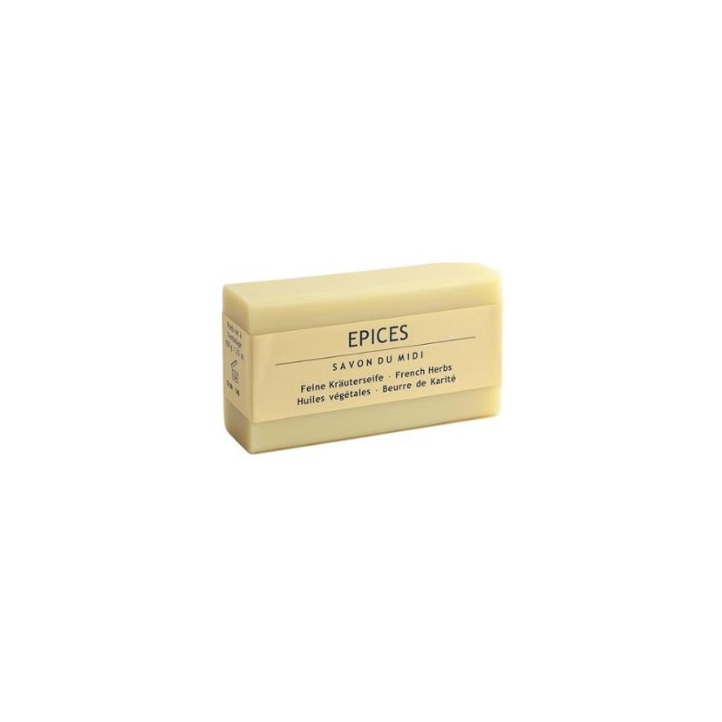 SAVON DU MIDI JABON EN PASTILLA de hierbas aromaticas finas 100g SAVON DU MIDI JABON EN PASTILLA de hierbas aromaticas finas 100g