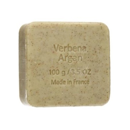SAVON DU MIDI JABON EXFOLIANTE argan-verbena pastilla 100gr. BIO