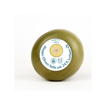 SAVON DU MIDI JABON EN PASTILLA alepo 24%+laurel 100gr. BIO