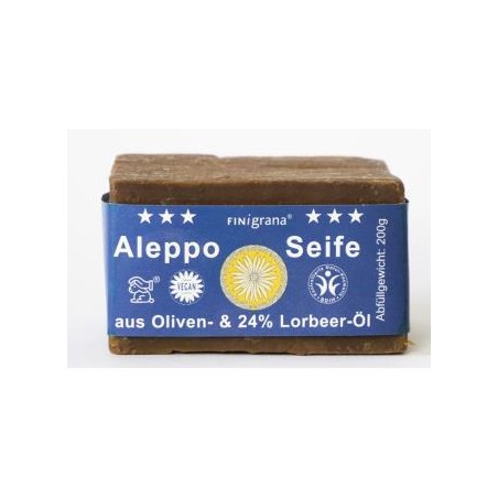 SAVON DU MIDI JABON EN PASTILLA alepo 24%+laurel 200gr. BIO